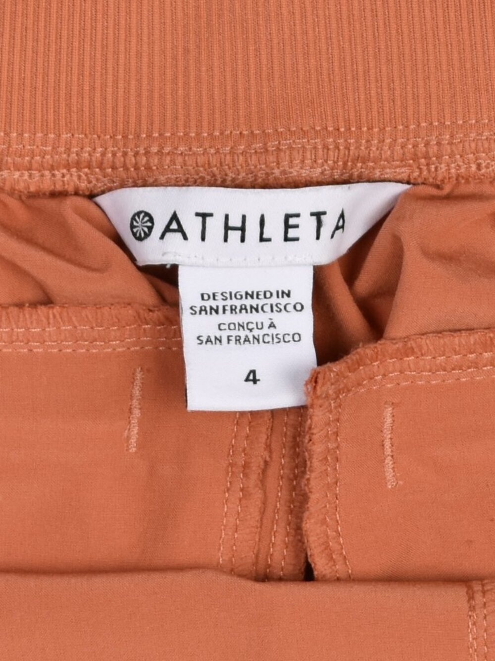 Athleta Brooklyn Mid Rise Ankle Pant Orange - 4 - Picture 6 of 6